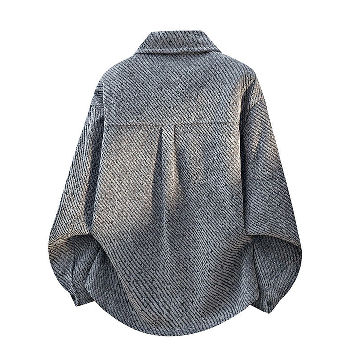 Damen Modische Oversized Hemdjacke Echo Archiv