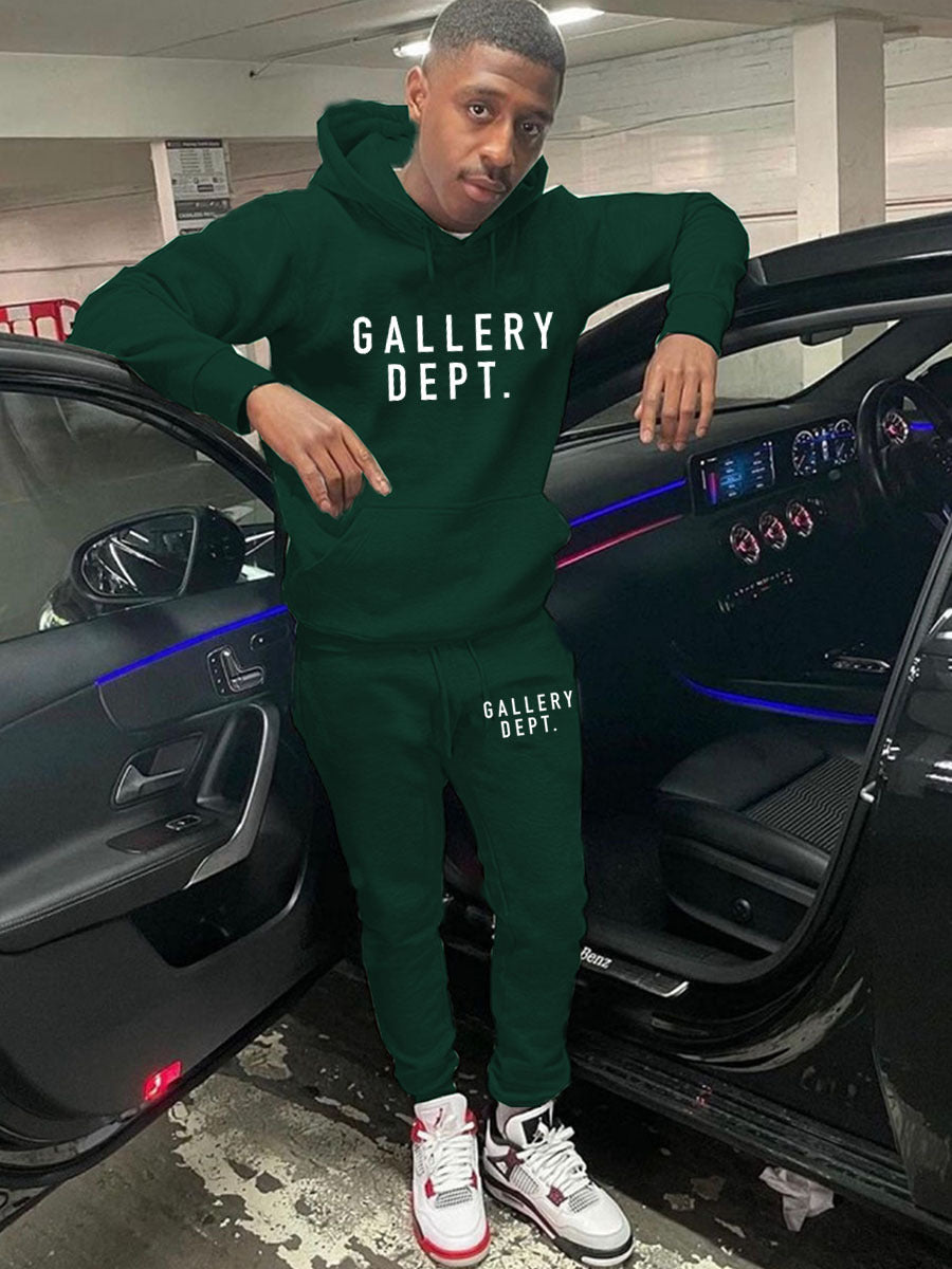 Herren Sweatshirt und Jogginghose Set mit modernem Logo Echoarchiv