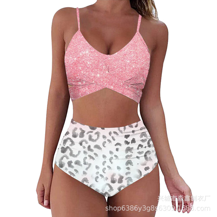 Damen Crop-Top Bikini-Set mit geflochtenem Design Echo Archiv