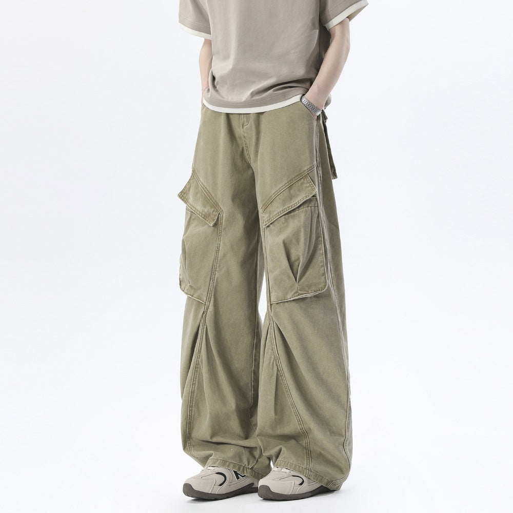 Herren Baggy-Cargo-Hose im Oversize-Schnitt mit großen Klappentaschen Echoarchiv