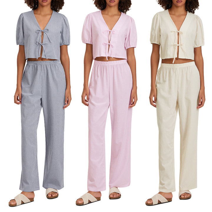Damen luftiges Sommer-Jumpsuit mit Raffung Echo Archiv