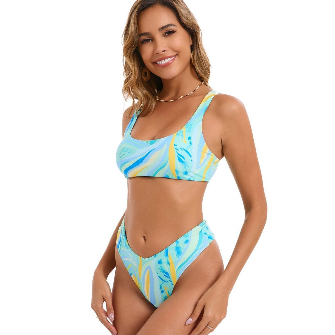 Damen Bikini-Set mit modernem Schnitt und sportlichem Design Echo Archiv