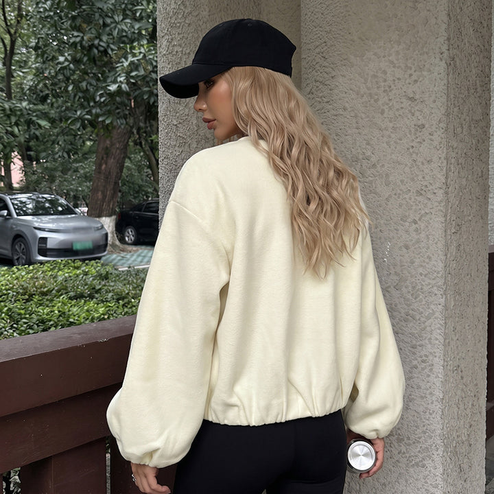 Damen Modische Oversized-Fleecejacke Echo Archiv