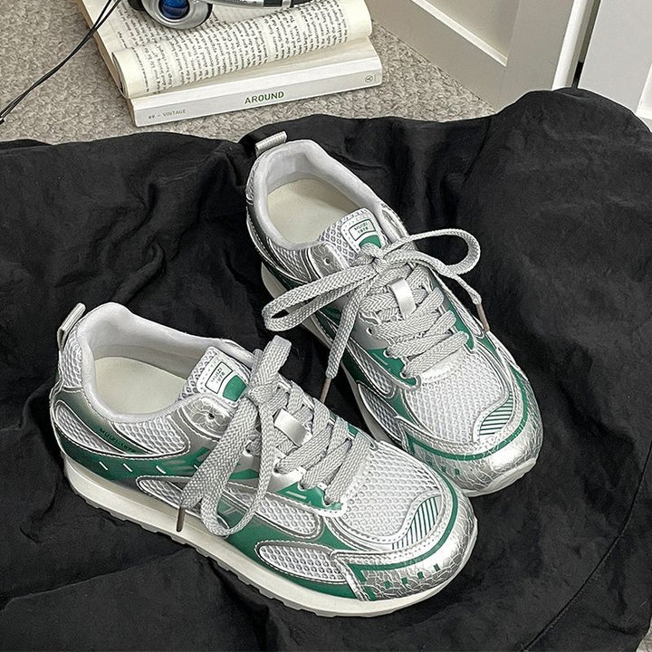 Damen Leichte Mesh-Lauf- und Freizeit-Sneaker mit profilierter Gummilaufsohle – Névara