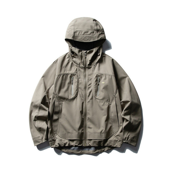 Unisex Technische Softshell-Fieldjacke mit verschweißten Nähten, vier Reißverschlusstaschen und verlängerter Rückenpartie Echo Archiv