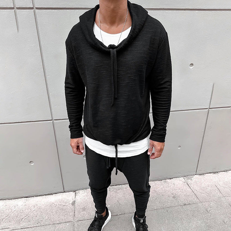 Herren lässiger Hoodie mit modernen Details und komfortabler Passform Echoarchiv