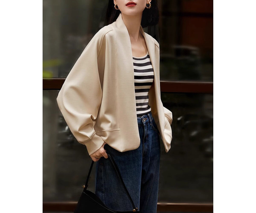 Damen Elegante und luftige Blazerjacke Echoarchiv