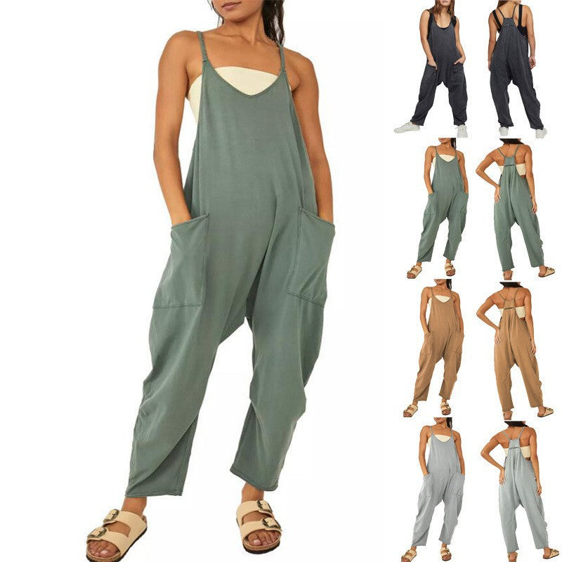 Damen Overall mit lässigem Schnitt und praktischen Taschen Echo Archiv