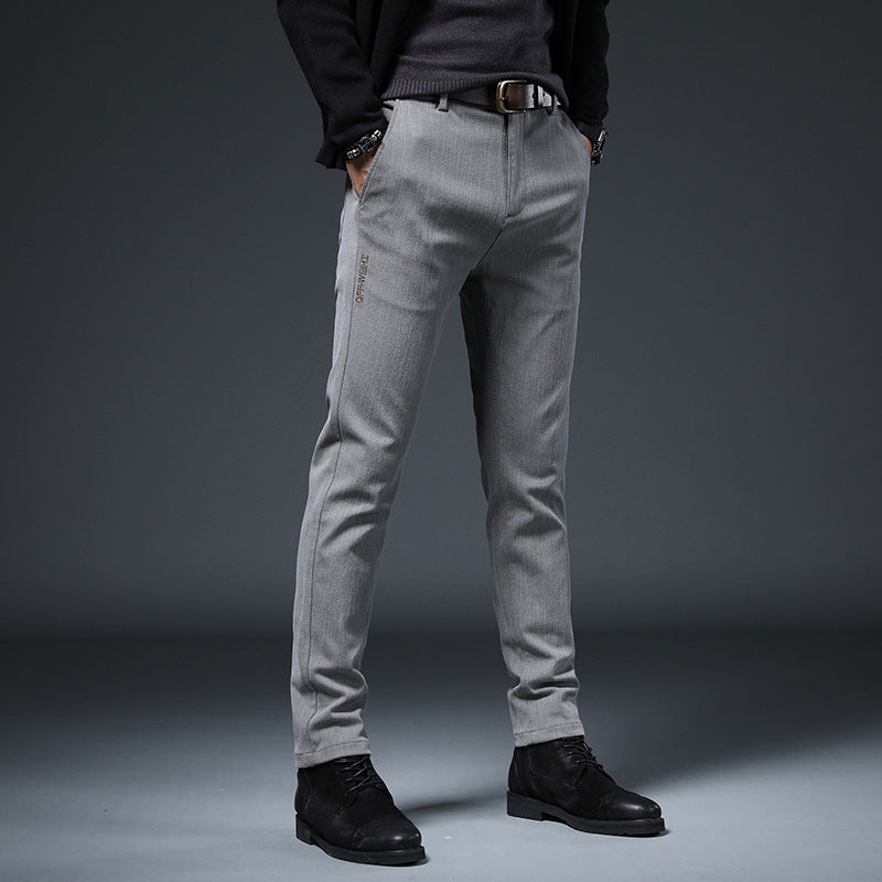 Herren elegante und schlanke Chinohose Echoarchiv
