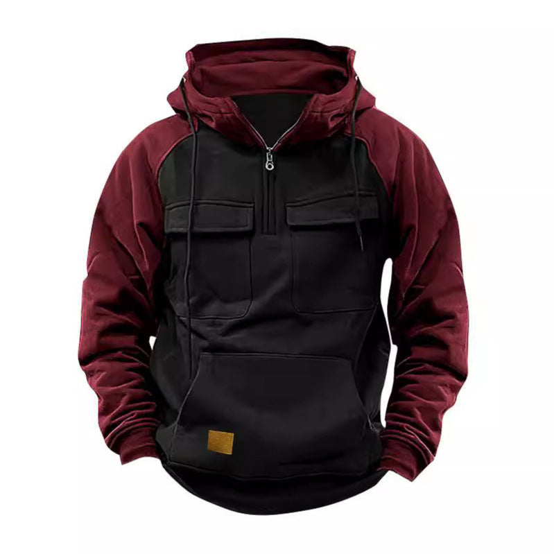 Herren Funktioneller Hoodie mit praktischen Taschen und innovativem Design Echoarchiv