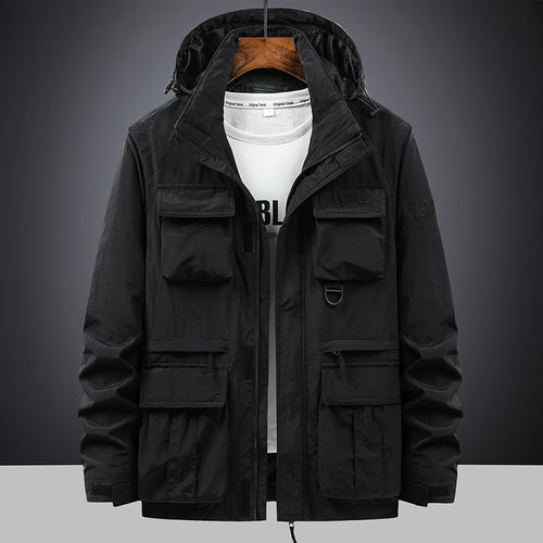 Herren nan multifunktionale Fieldjacke mit Kapuze und zahlreichen Taschen Echo Archiv