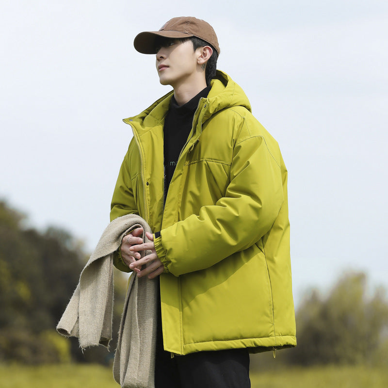 Herren technische Winterjacke mit verstellbarem Kapuzenkragen Echoarchiv