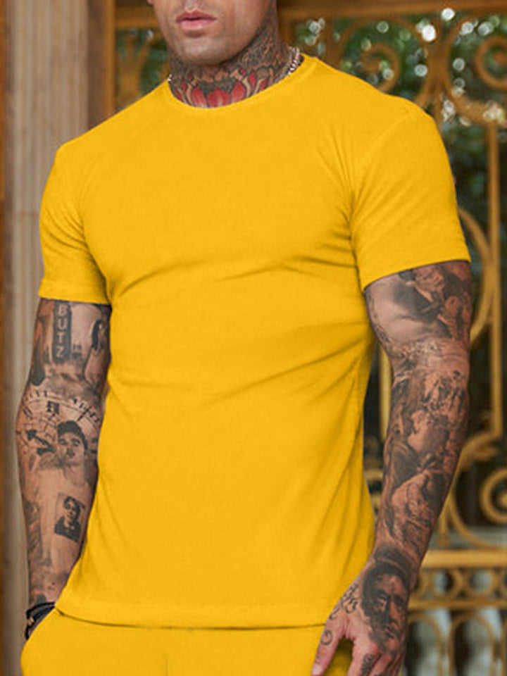 Herren körperbetontes T-Shirt Echoarchiv