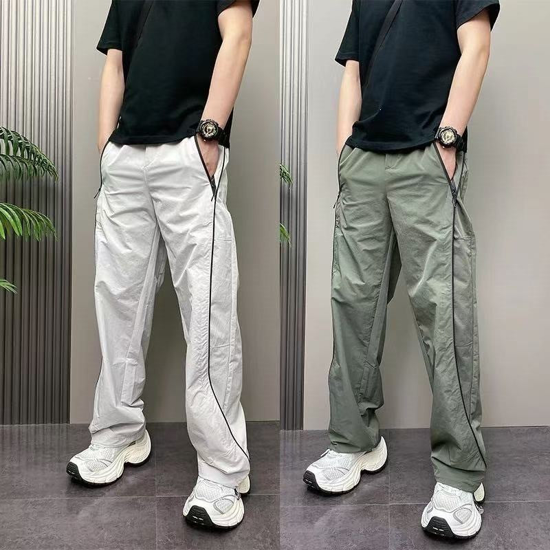 Herren Sportliche Freizeithose mit Reißverschluss und Seitentaschen Echo Archiv