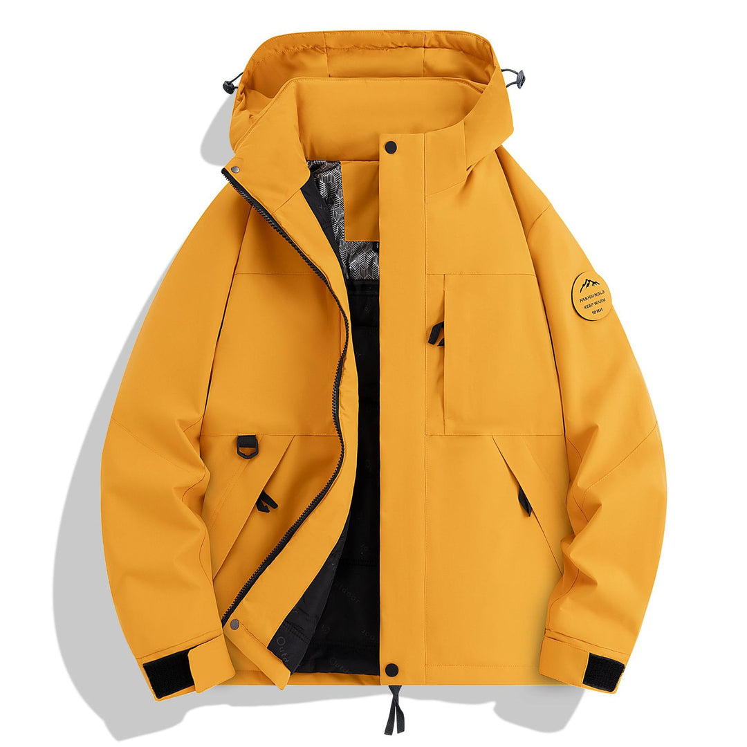 Herren Wasserdichte und atmungsaktive Softshell-Outdoorjacke Echoarchiv
