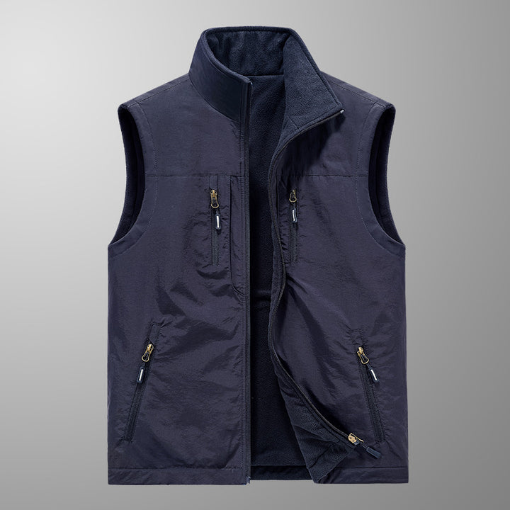 Herren Praktische Fleece-Weste Echo Archiv