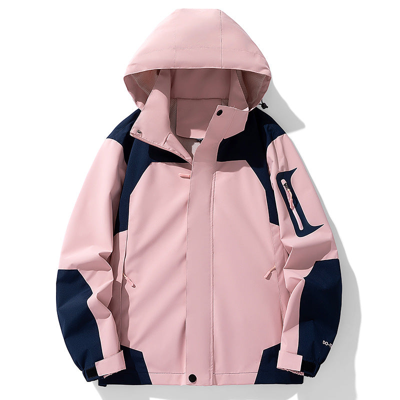 Herren Technische Outdoorjacke mit verstellbarem Kapuzenkragen Echo Archiv