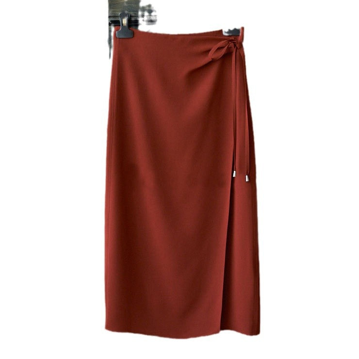 Damen Eleganter Wickelrock aus hochwertigem Stoff Echoarchiv