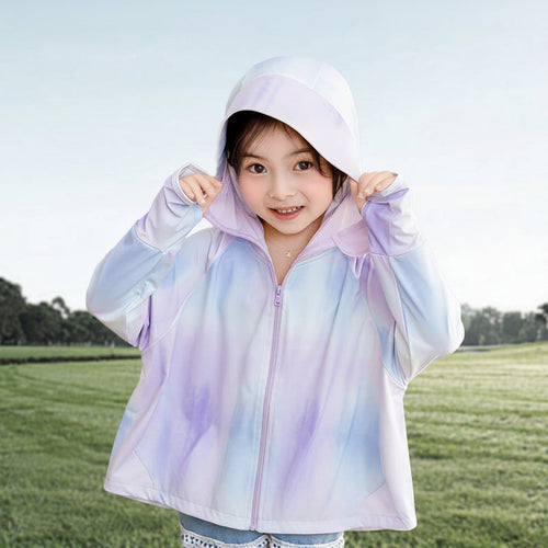 Damen performante UV-Schutzjacke mit Kapuze Echo Archiv