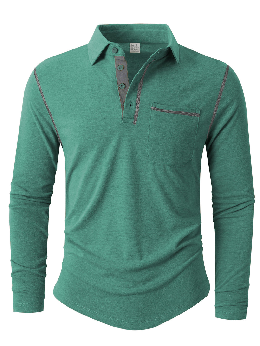 Herren Langarm Poloshirt Echoarchiv