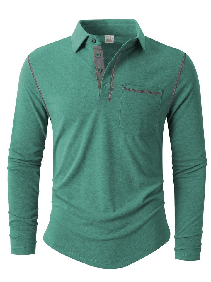 Herren Langarm Poloshirt Echoarchiv