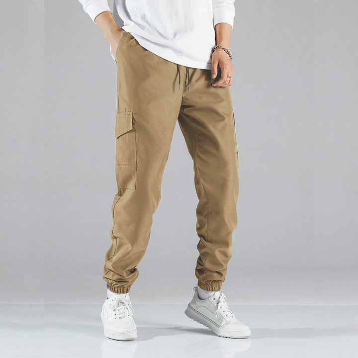 Herren Cargo-Jogginghose mit elastischem Bund und seitlichen Taschen Echoarchiv