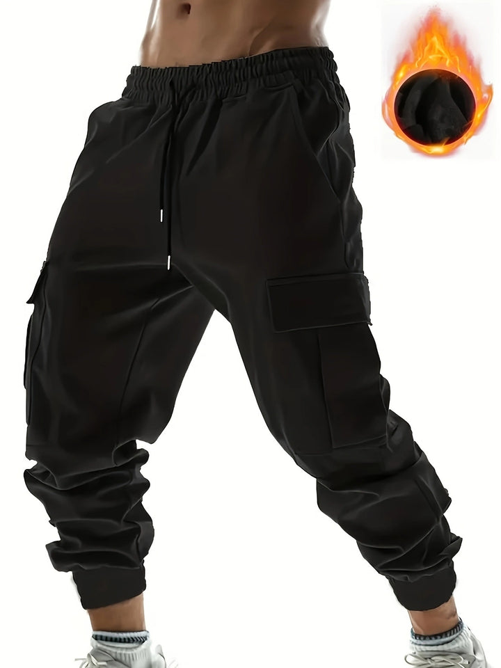 HerrenCargohose mit elastischem Bund und vielseitigen Taschen Echoarchiv