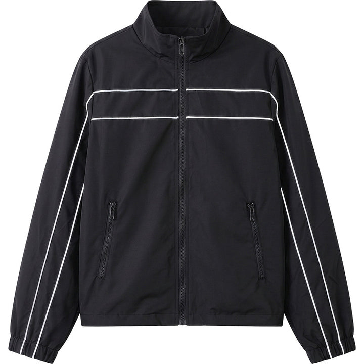 Herren Sportliche Übergangsjacke mit reflektierenden Streifen Echo Archiv
