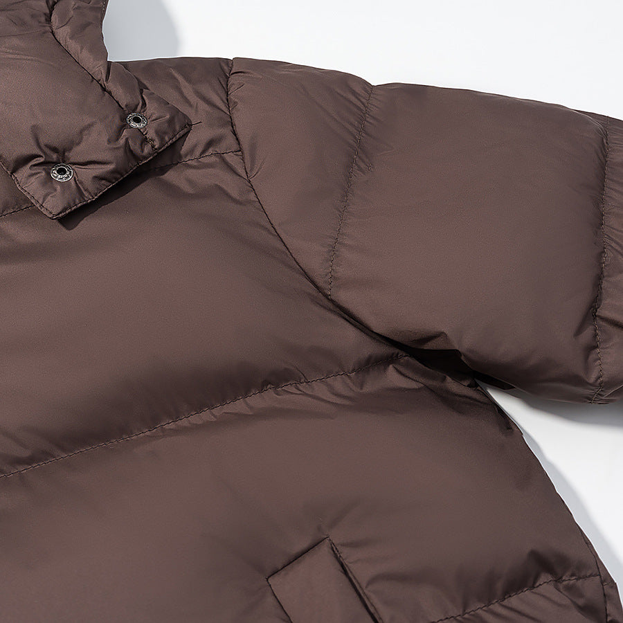 Damen Wattierte Daunenoptik-Steppjacke mit abnehmbarer Kapuze Echo Archiv