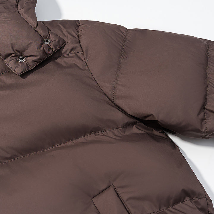 Damen Wattierte Daunenoptik-Steppjacke mit abnehmbarer Kapuze Echo Archiv