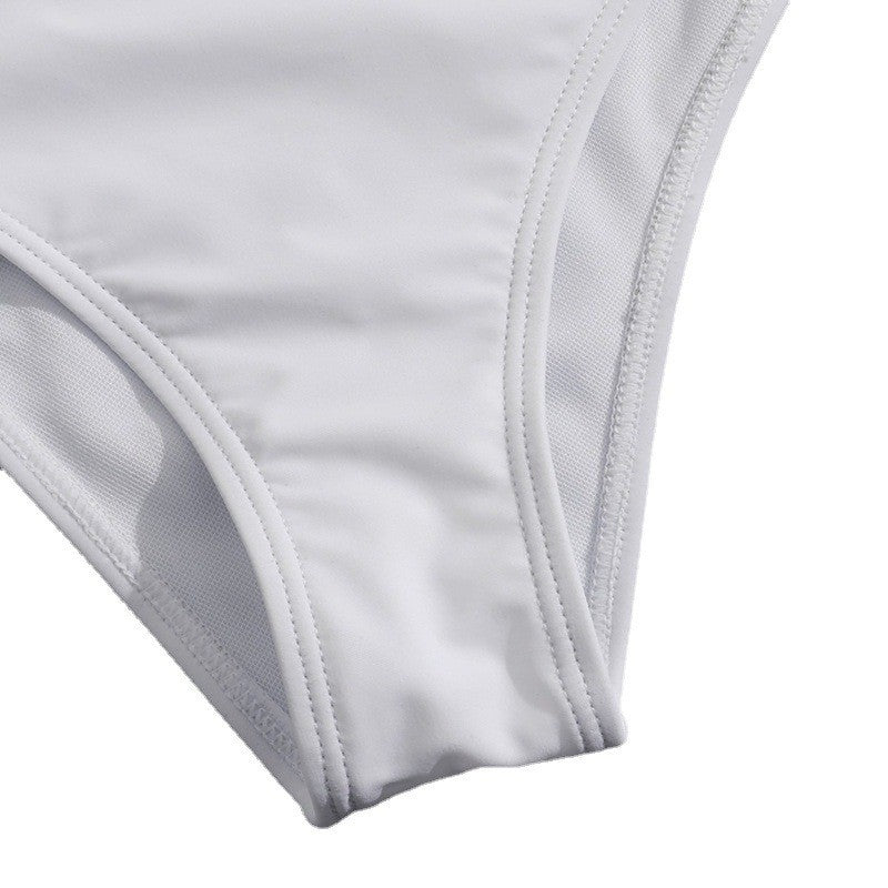 Damen Einteiler Badeanzug mit eleganten Rüschendetails Echo Archiv