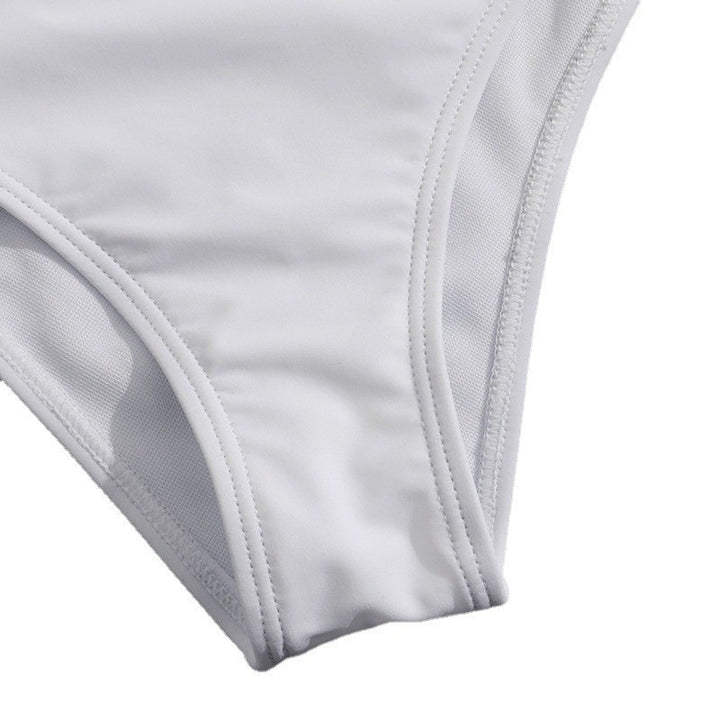 Damen Einteiler Badeanzug mit eleganten Rüschendetails Echo Archiv