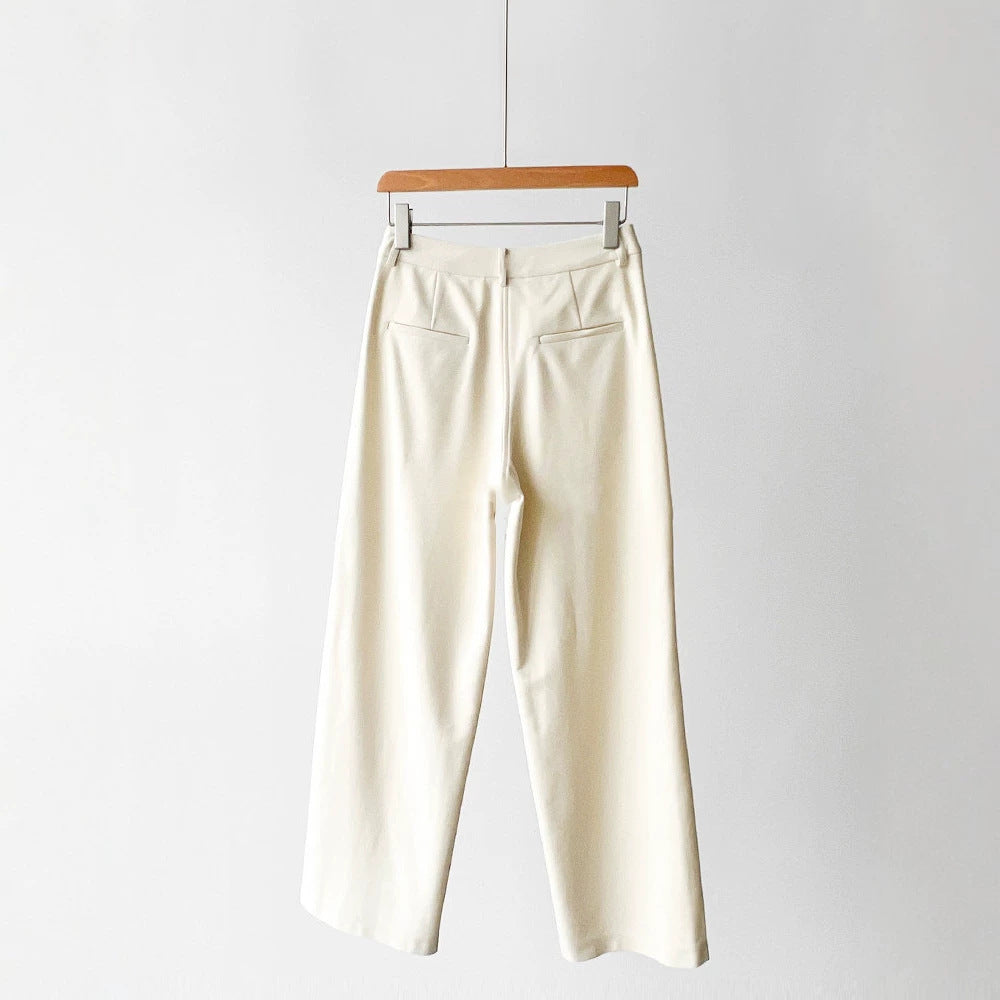 Damen Weit geschnittene elegante Trousers Echoarchiv