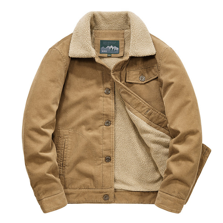 Herren Lässige Flanelljacke mit Warmfutter Echo Archiv