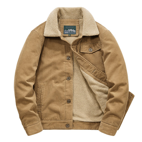 Herren Lässige Flanelljacke mit Warmfutter Echo Archiv