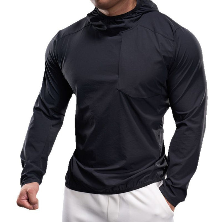 Herren Atmungsaktives Langarm-Shirt mit Kapuze Echoarchiv