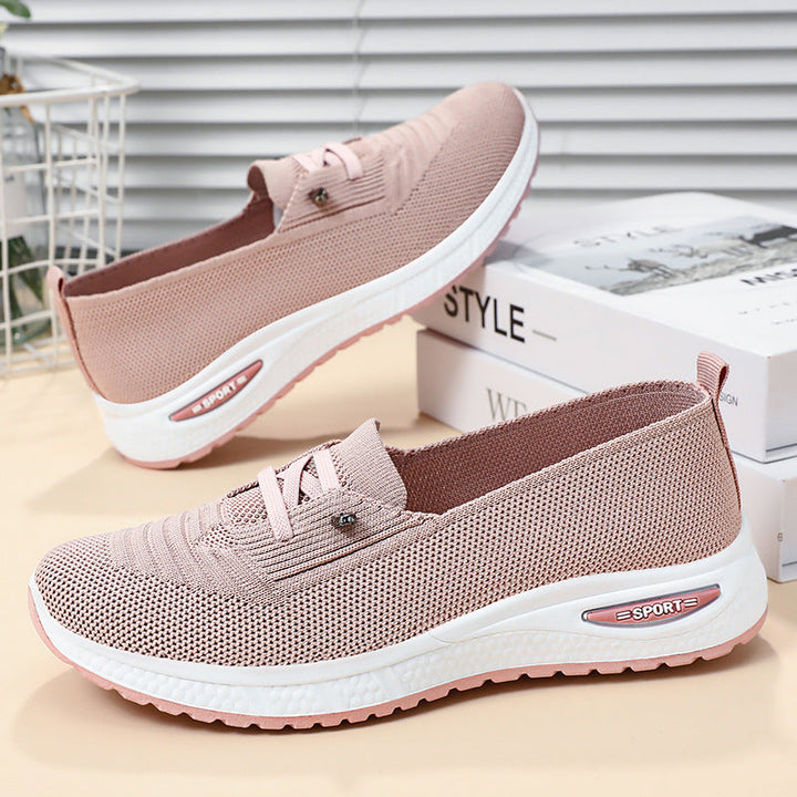 Damen Sportliche Sneaker mit elastischem Strick-Obermaterial und dämpfender Sohle Echo Archiv
