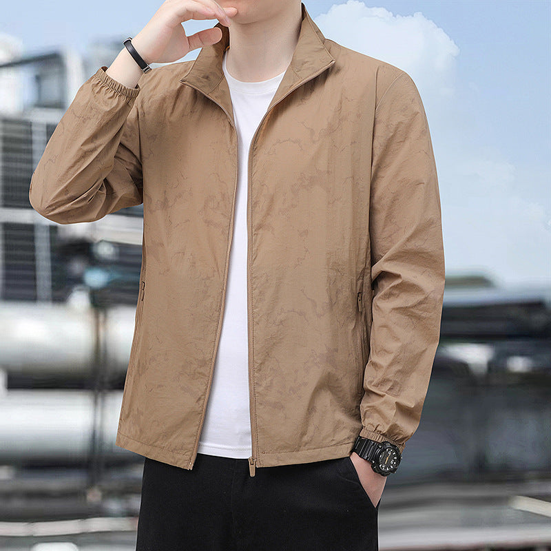Herren Moderne Sportjacke Echo Archiv