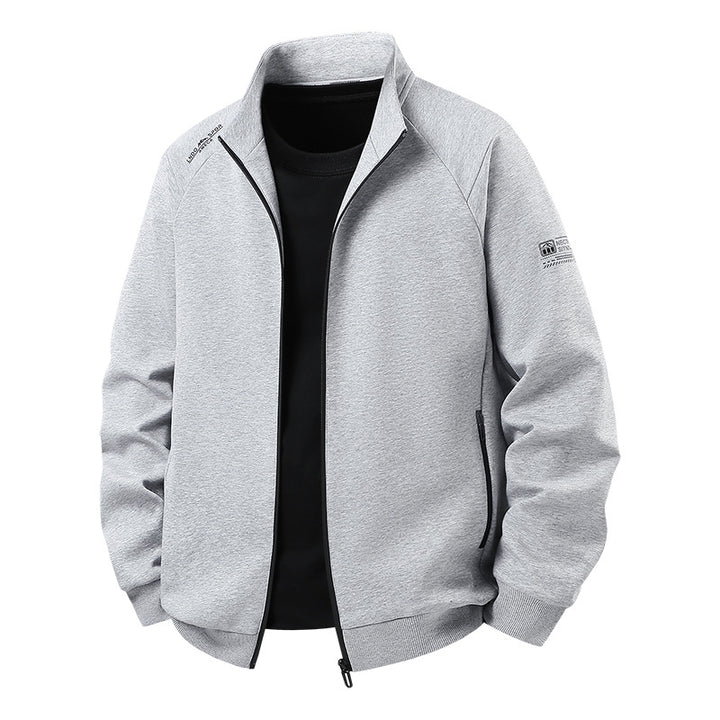 Herren Leichter Freizeit-Trainingsanzug-Set mit Reißverschlussjacke, elastischer Bund & Reißverschlusstaschen Echoarchiv