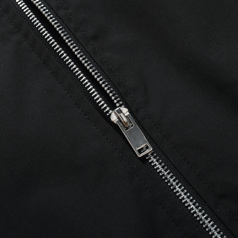 Herren leichte Nylon-Bomberjacke im Aviator‑Utility‑Stil mit Ärmeltasche und Rippbündchen Echoarchiv