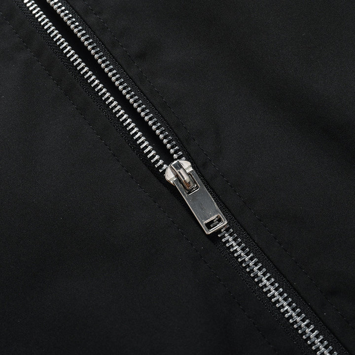 Herren leichte Nylon-Bomberjacke im Aviator‑Utility‑Stil mit Ärmeltasche und Rippbündchen Echoarchiv