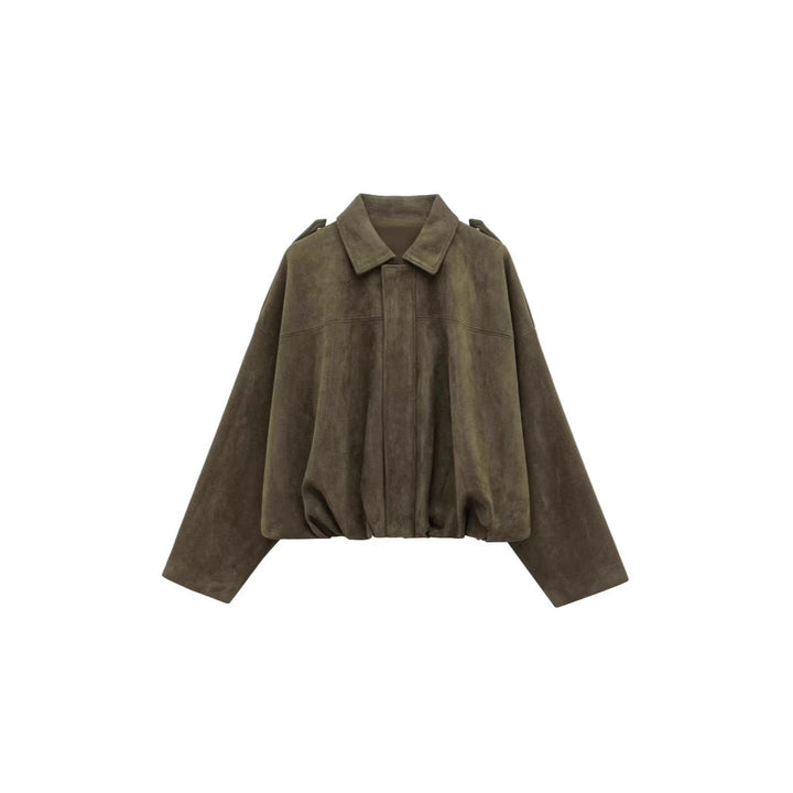 Damen Modische Kurzjacke mit legerem Schnitt – Célinea