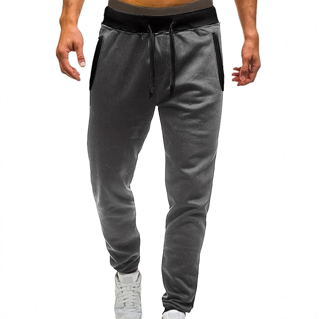 Herren Sportliche Jogginghose mit eingearbeiteten Seitentaschen und verstellbarem Kordelzug Echoarchiv