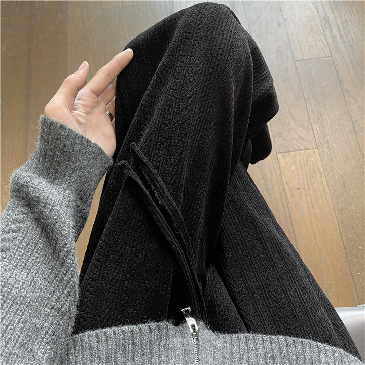 Herren Weit geschnittene Strickhose im Zopfstrick-Lounge-Style Echo Archiv