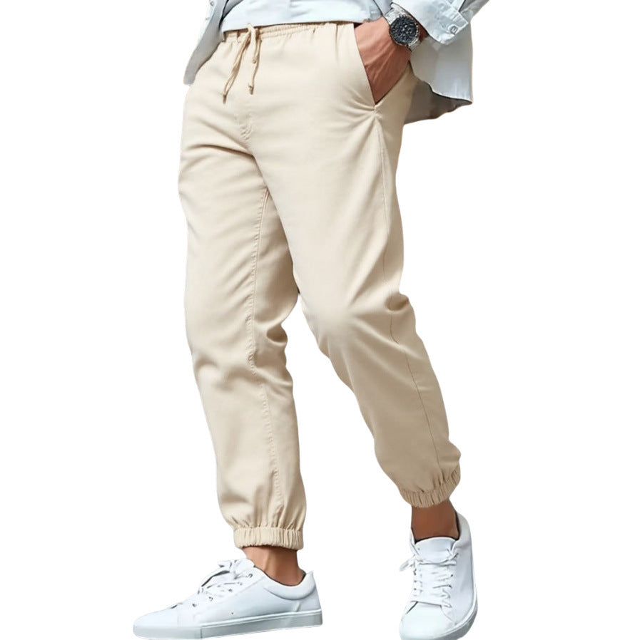 Herren nan tapered Sweat-Jogger mit elastischem Bund, Kordelzug und eingeschlossenen Bündchen Echo Archiv