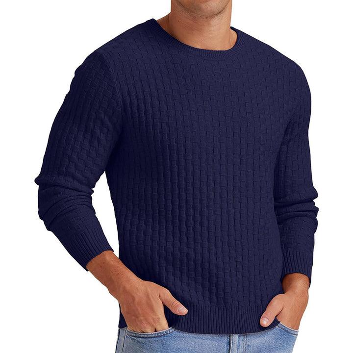 Herren Strukturpullover Echoarchiv