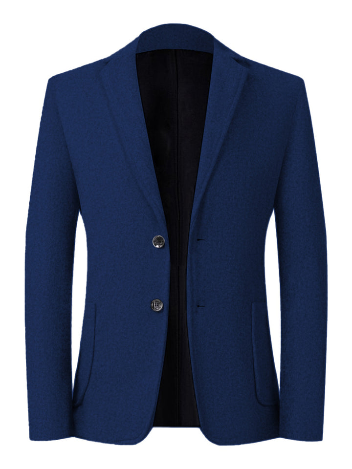 Herren eleganter, strukturierter Anzugblazer Echoarchiv