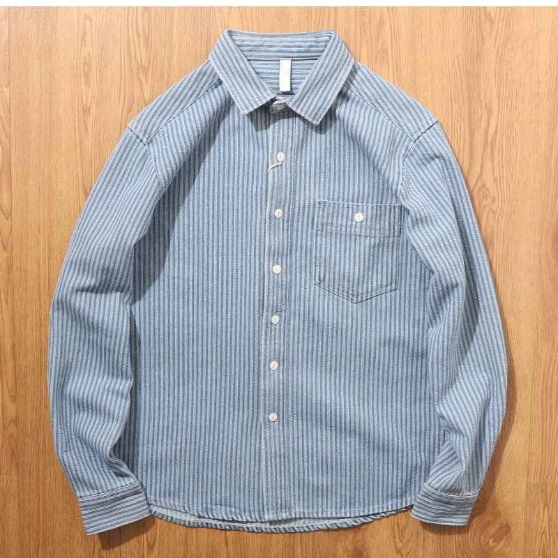 Herren Karo-Hemdjacke aus weichem Baumwollmix Echo Archiv