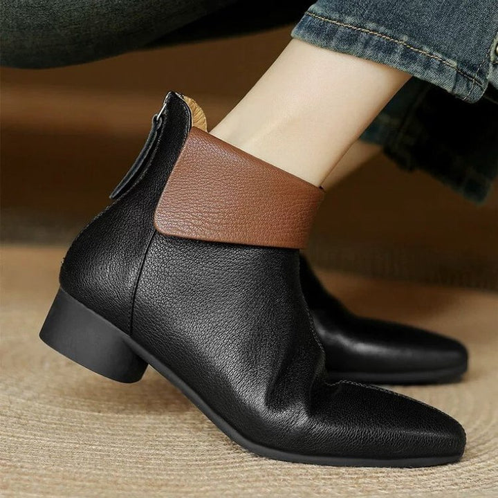 Damen Elegante Stiefeletten mit flexiblem Kragen Echo Archiv