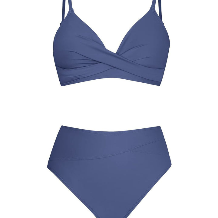 Damen Hochtailliertes Wickel-Bikini-Set Echo Archiv